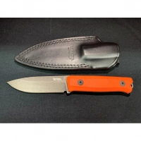 Нож LionSteel Bushcraft-R, сталь Sleipner, рукоять G10, оранжевый купить в Липецке