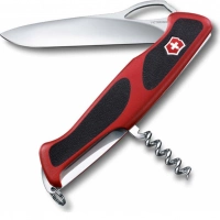 Нож перочинный Victorinox RangerGrip 63, сталь X55CrMo14, рукоять полиамид, красно-чёрный купить в Липецке