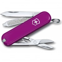 Нож Victorinox Classic SD Colors, Tasty Grape (0.6223.52G) пурпурный, 7 функций 58мм купить в Липецке