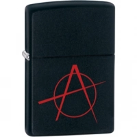 Зажигалка ZIPPO Classic А с покрытием Black Matte, латунь/сталь, чёрная, матовая, 36x12x56 мм купить в Липецке