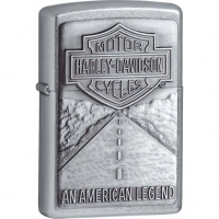 Зажигалка ZIPPO Harley-Davidson® Легенда, с покрытием Street Chrome™ купить в Липецке