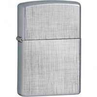 Зажигалка ZIPPO Linen Weave с покрытием Brushed Chrome, латунь/сталь, серебристая, матовая, 36x12x56 мм купить в Липецке