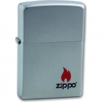 Зажигалка ZIPPO Satin Chrome, латунь с ник.-хром. покрыт., серебр., матовая, 36х56х12 мм купить в Липецке