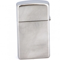 Зажигалка ZIPPO Slim® с покрытием Satin Chrome™, латунь/сталь, серебристая, матовая, 30х10×55 мм купить в Липецке